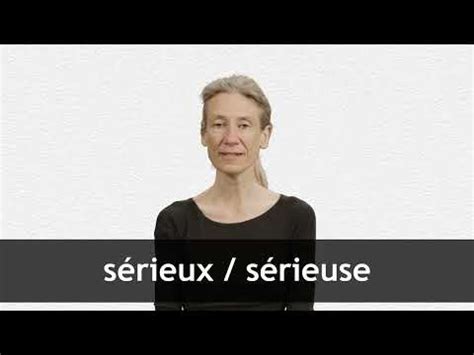 serieuze|SÉRIEUX in English